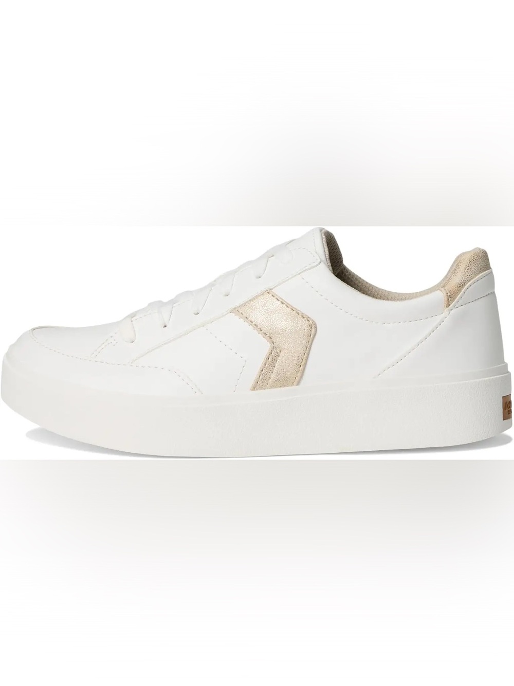 Dr. Scholl's Madison Lace White Sneakers with Bronze Accent Size 9 | NEW no box - Picture 11 of 11